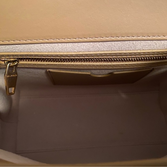 *SOLD* Authentic Balmain B Buzz 23 Sand-Colored Sued Handbag - Picture 6 of 10